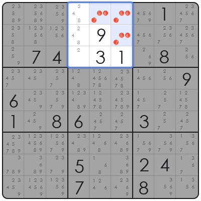 killer sudoku combinations